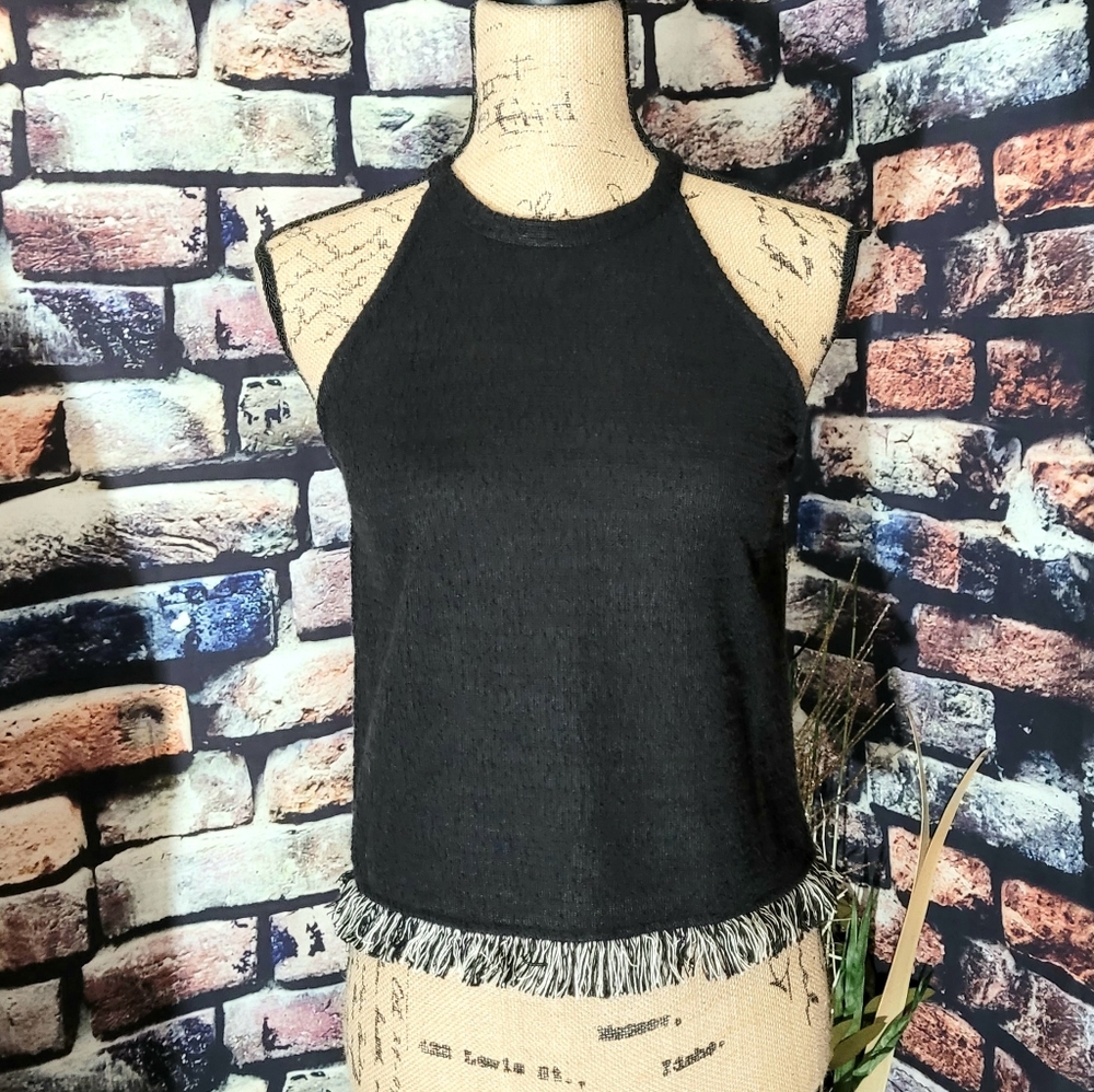 Zara Sleeveless Halter Crop